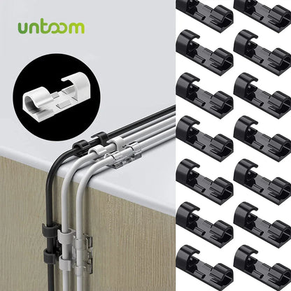 Untoom Cable Organizer Clips Desktop