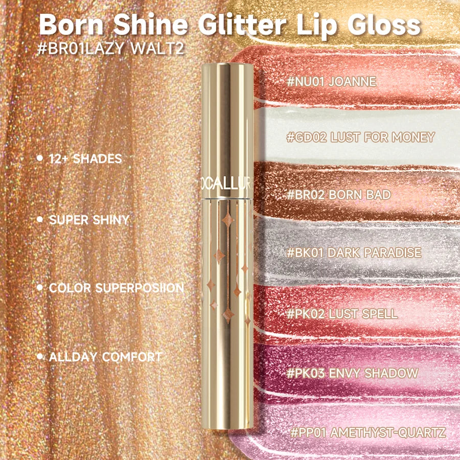 Glitter Lip Glosses Waterproof