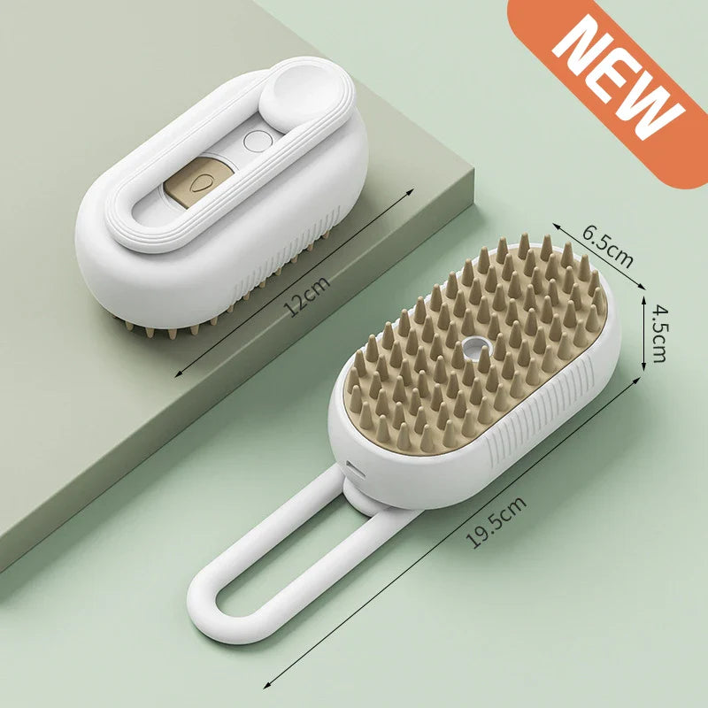 3 in 1 Pet Brush Cat Steam Brush Comb Dog Brush Electric Spray