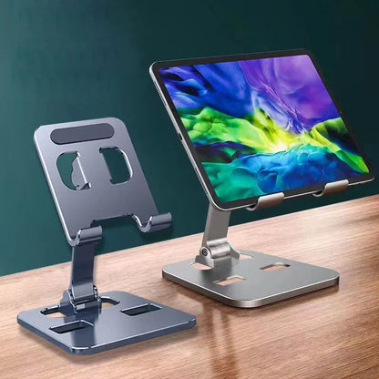 Universal All Aluminum Alloy Foldable Desk Phone Holder