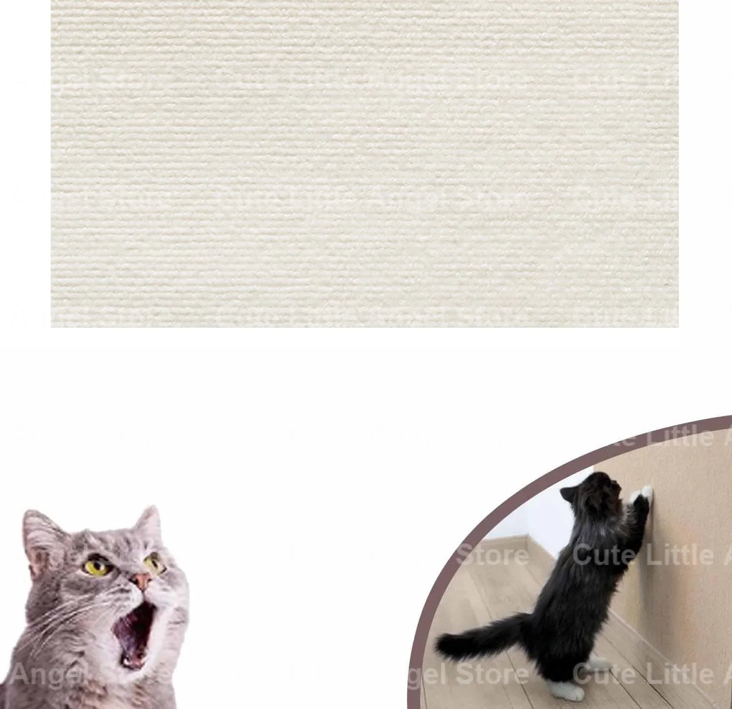 Self-Adhesive Carpet Cats Scratch Board