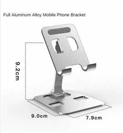 Universal All Aluminum Alloy Foldable Desk Phone Holder