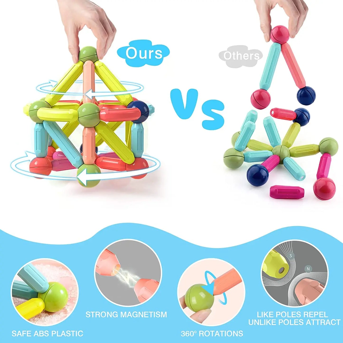 Magnetic Sticks Fun & Learn Set